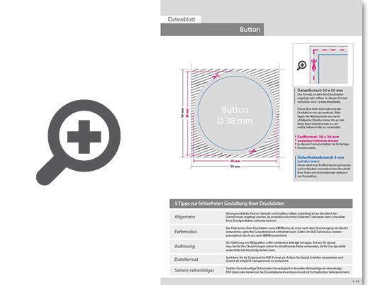 Product Bild hochwertiger_magnetbutton_Ø_38_mm__4_0_farbig_einseitig_bedruckt