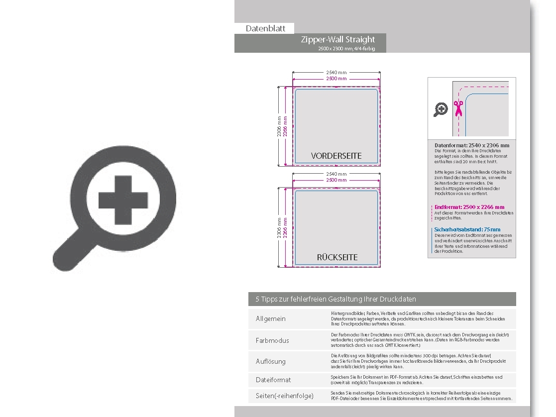 Product Bild ersatzdruck_f__r_zipper-wall_straight_250_x_230_cm__beidseitig_bedruckt